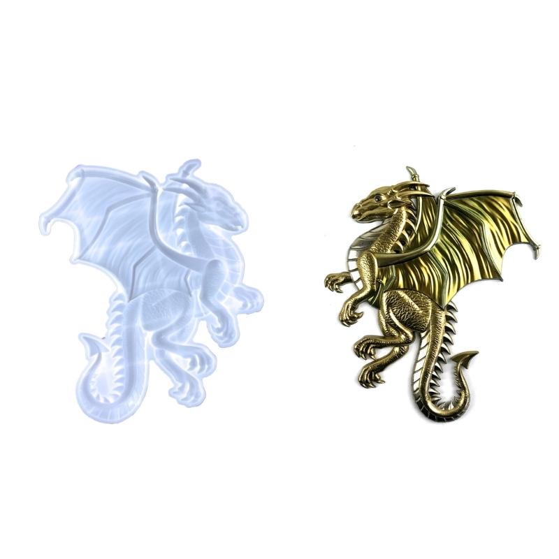 Dragon Resin Mold Wall-Hanging-Resin Silicone Mold,Animal Epoxy Casting Mold for Cabinets Ornaments,Wall-Art Home Decor