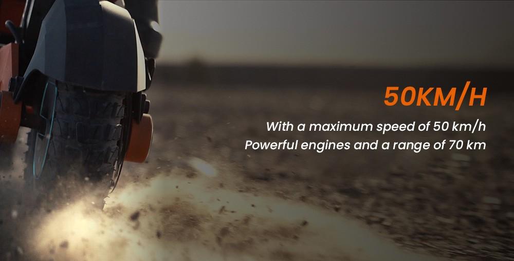 KuKirin G3 Electric Scooter 1200W Rear Motor 52V 18Ah 50KM/H Max Speed 70KM Range Touchable Display Control Panel TPU Suspension