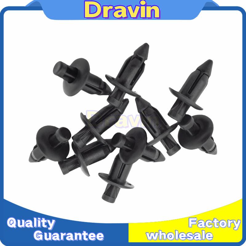 66824-01G00 90116-SP0-003 BUMPER SEAL Grill Rivet Push-Type Retainer Clips for Suzuki Honda Nissan 12X8x6mm 50PCS 100PCS