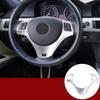 For 2005-2012 BMW 3 Series E90 E92 ABS Matt Black Car Steering Wheel  Frame Cover Trim Sticker Car Accessories para auto