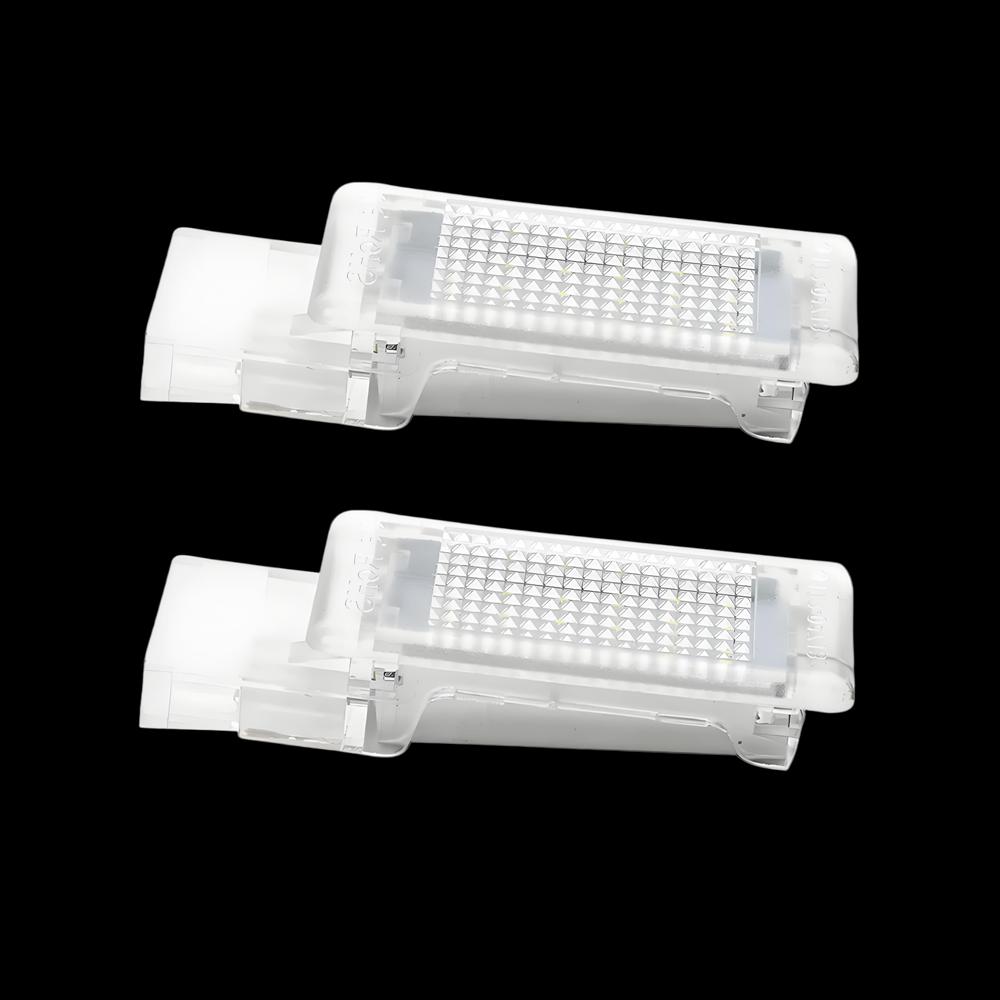 CANbus White Blue For Seat Ateca Alhambra Skoda Superb Rapid VW Passat B6 B7 Golf 5 6 Caddy LED Footwell Light Glove Box Lamps