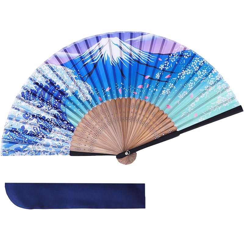 

[TOuWA] fan men s ladies Bamboo bone Japanese pattern lightweight Japan souvenir festival fireworks display Year-end party new year party presentation