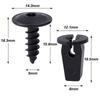 20pcs Engine Cover Undertray Splashguard Wheel Arch Torx Screw Retainer Auto Fender Lining Snap Fastener Clips Bolt N90974701
