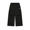Original Fashion Simple Solid Color Classic Retro Sports Style Versatile Loose Woven Casual Pants Women Bottoms Black F11W629801FBK