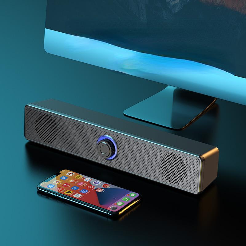 Speakers for PC and Wireless Bluetooth Speaker USB Powered Soundbar for TV Pc Laptop Gaming Home Theater Surround Audio System