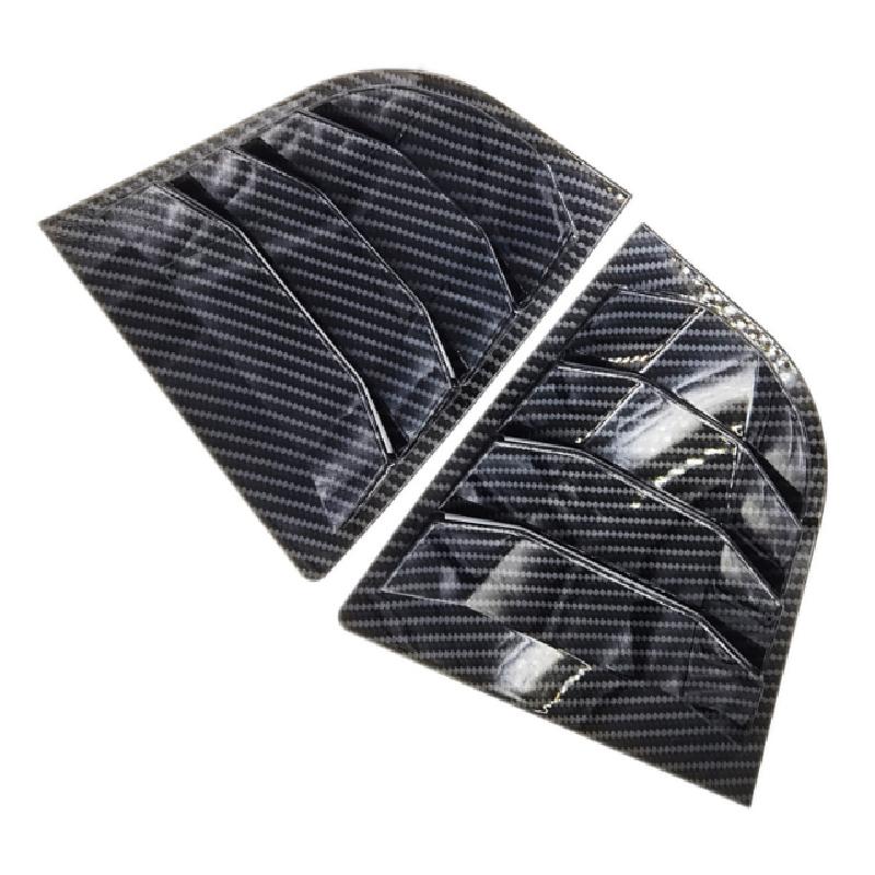 For Kia Forte K3 2014-18 Side Vent Window Scoop Louver Cover Carbon Fiber Style
