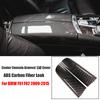 2 Pcs Carbon Fiber Center Console Armrest Box Cover For BMW 7 Series F01 F02 2009-2011 2012 2013 2014 2015 Auto Interior Parts