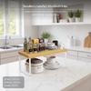 30cm Kitchen Countertop Organizer Rack, Metal Layered Shelf, Cabinet Separator
