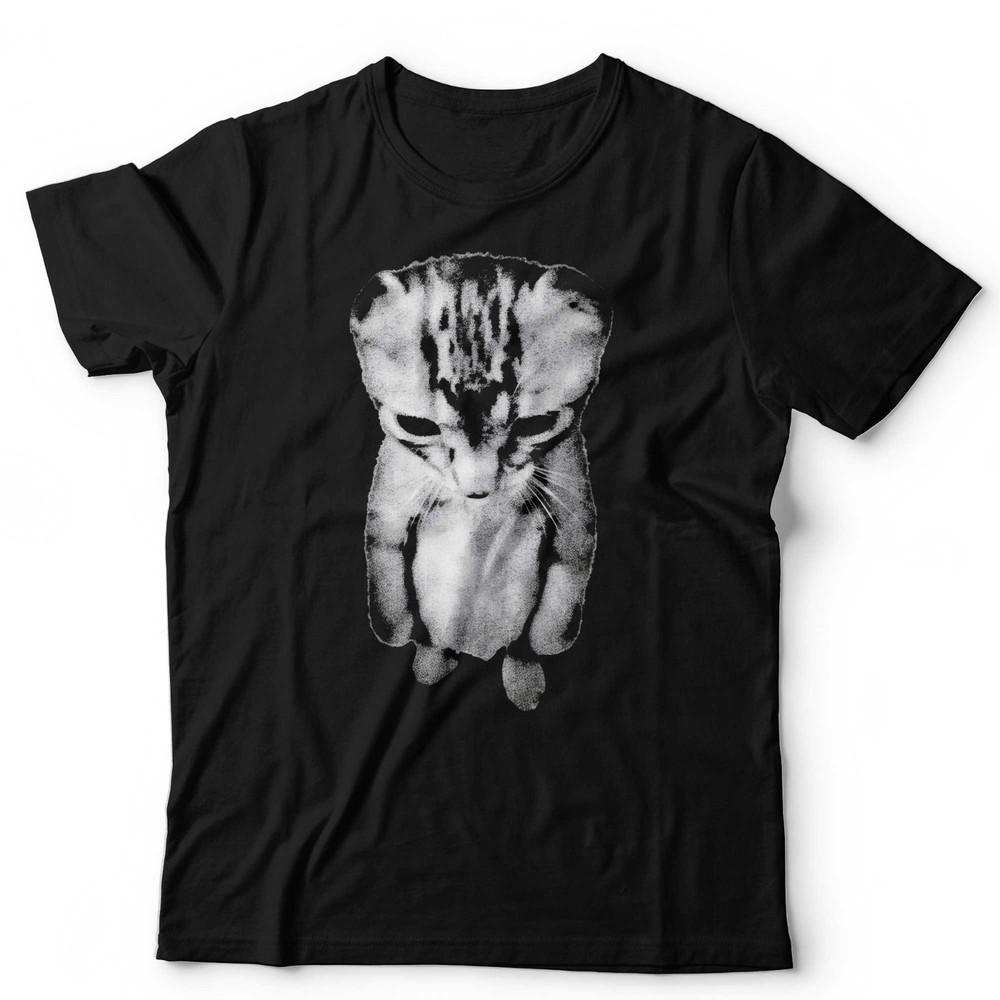 Sad Kitten Meme Shirt Funny Depressed Cat Graphic Tee Aesthetic Viral Shirt S