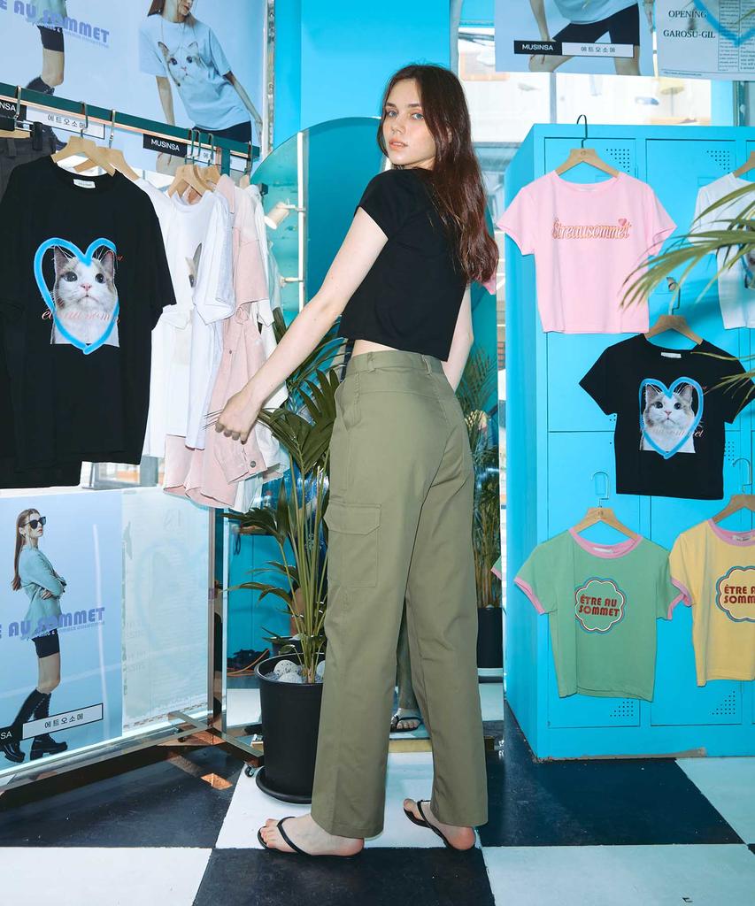 ETRE AU SOMMET Silket Cargo Pants (Khaki)