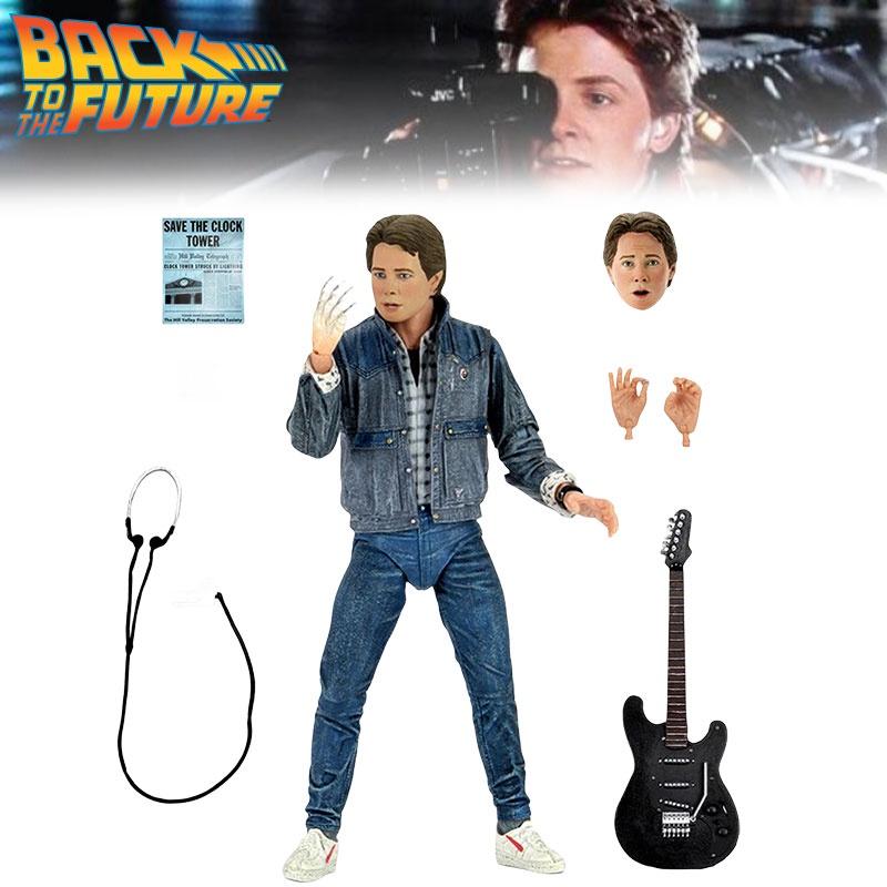 Neca 2 7 Înapoi în Viitor Marty Mcfly Figurină PVC Înălțime 18cm