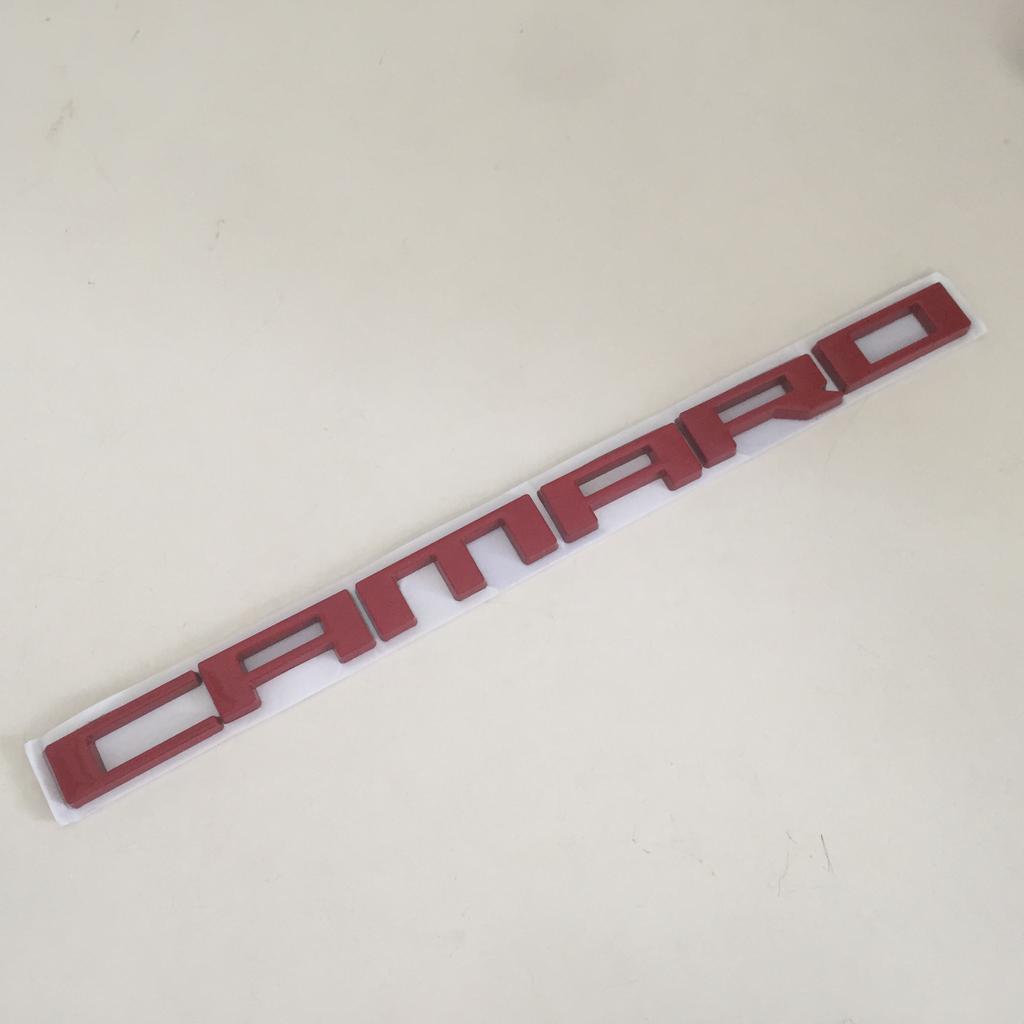 1pcs 3D metal for CAMARO Car Letter Rear Trunk Bumper Emblem JFJMCF5 Sticker Badge Decal styling auto Accessories FR5