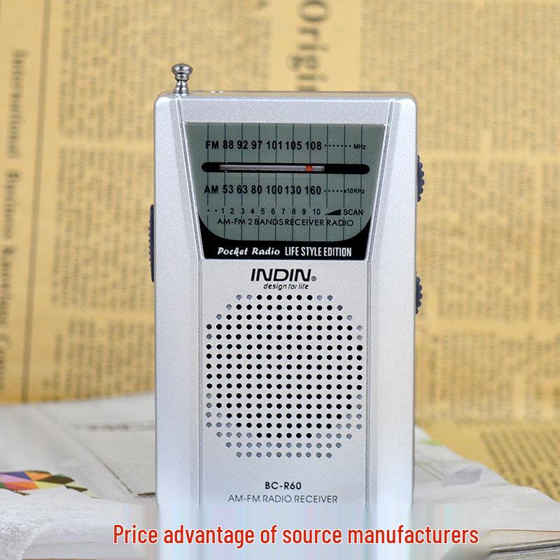 

Mini Portable Multi-Function Radio Player BC-R60 for Students and Seniors AA Battery