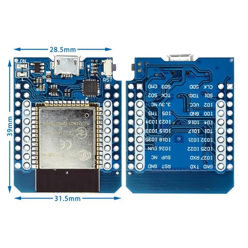Esp32 Modul Entwicklungsboard D1 Mini Esp32 Wifi+Bluetooth Esp-32 Ch9102 Serieller Chip Internet der Dinge Entwicklungsboard
