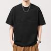 Summer Letter Embroidered Heavy Short-sleeved T-shirt for Men and Women American Retro Loose T-shirt