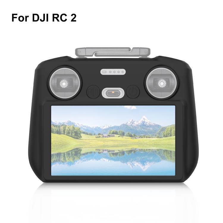 

For DJI Mini 4 Pro / Air 3 Remote Control / DJI RC 2 with Screen PULUZ Silicone Protective Case червоний