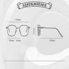 Pochromic Anti-blue Glasses Frameless Temperament Flat Lens Burst Glasses Men Sunglasses