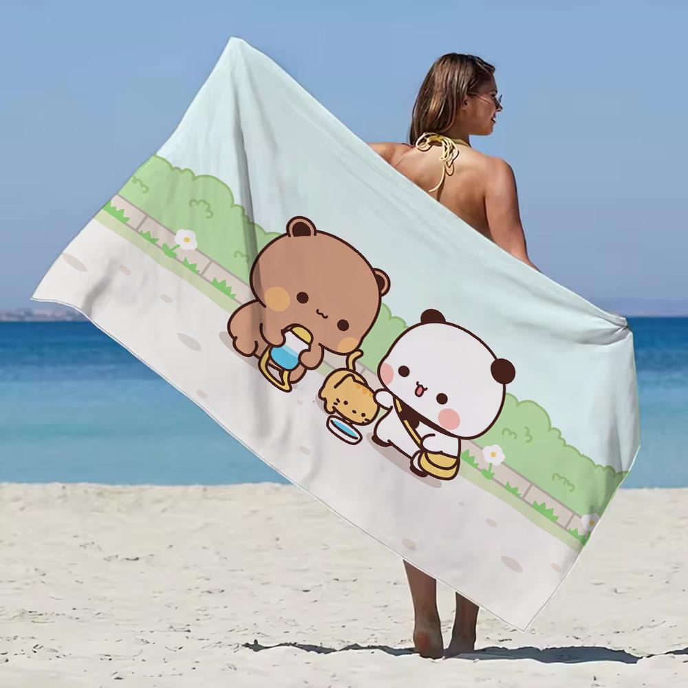 Microfiber Towel Trip Bubududu Large Cotton Beach Towel Man Gym Towels With Designs Home Microfiber Sauna Cloth Absorbent Garden