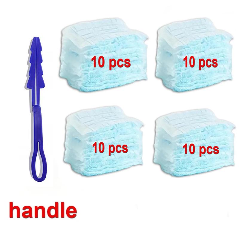 10~40pcs Replacement Heads Duster Microfiber Disposable Short Duster for Cleaning Home Office Blinds Surface Dust Clean Tool