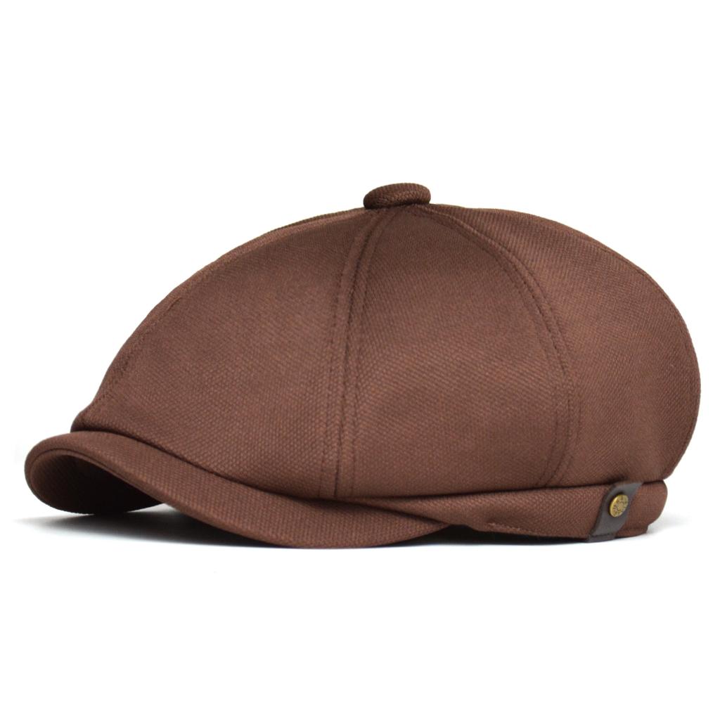 Spring Summer Casual Newsboy Caps Breathable Outdoor Retro Beret Hats Octagonal Hat Fashion Solid Flat Caps