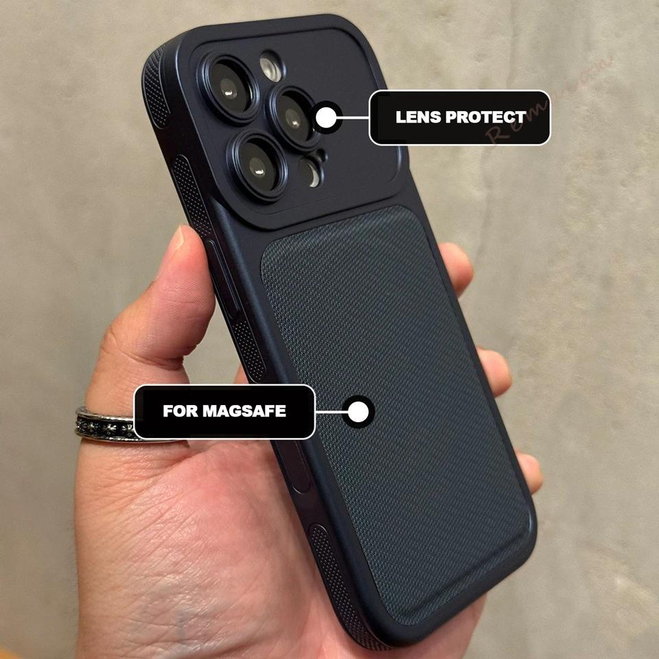 Magnetic Phone Case For For Iphone 17 13 14 1 16 Pro Max 16Pro 17Pro Wireless Charging Silicone Protector Cover