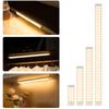 Luce LED per armadio senza fili, luce soffusa, senza sfarfallio, ampio angolo di rilevamento, luce con sensore di movimento ricaricabile, lampada da comodino