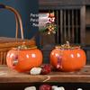 Fumide Lucky Persimmon Wedding Tea Caddy Candy Box