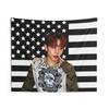 1Pc  Haru Kpop Flag  Black  White American Flag with RedHaired Character Durable Polyester HighQuality Print for Concer