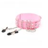 BDSM Bondage Restraint Equipment Metal Chain Nipple Clamp Neck Collar Handcuffs Adult Erotic Sex Toys For Woman Men Couples Game