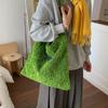 2025 Korean Casual Plush Underarm Bag: Autumn/Winter Large Capacity Women's Tote