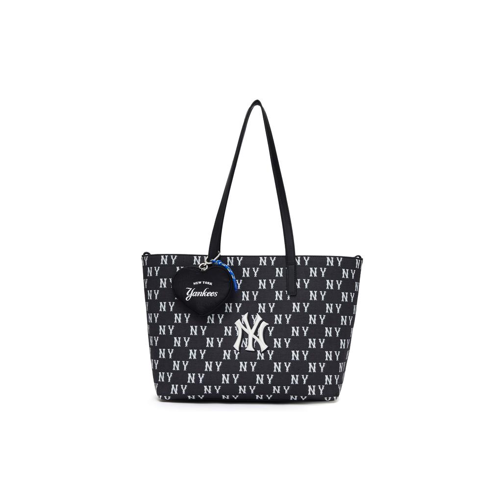 New MLB Cotton Coin Purse Unisex Black 3APOH015N-50BKS