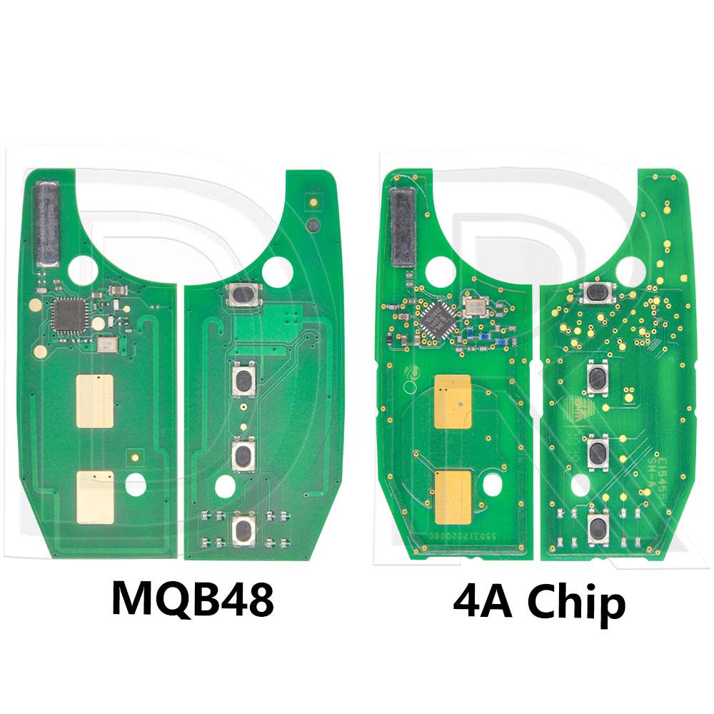 Great 2ADPXFI5AM433TX MQB48/4A Chip 433MHz SIP22 Flip Car Remote Control Key For Fiat 500X Egea Tipo Toro Crono 2016 2017 2018