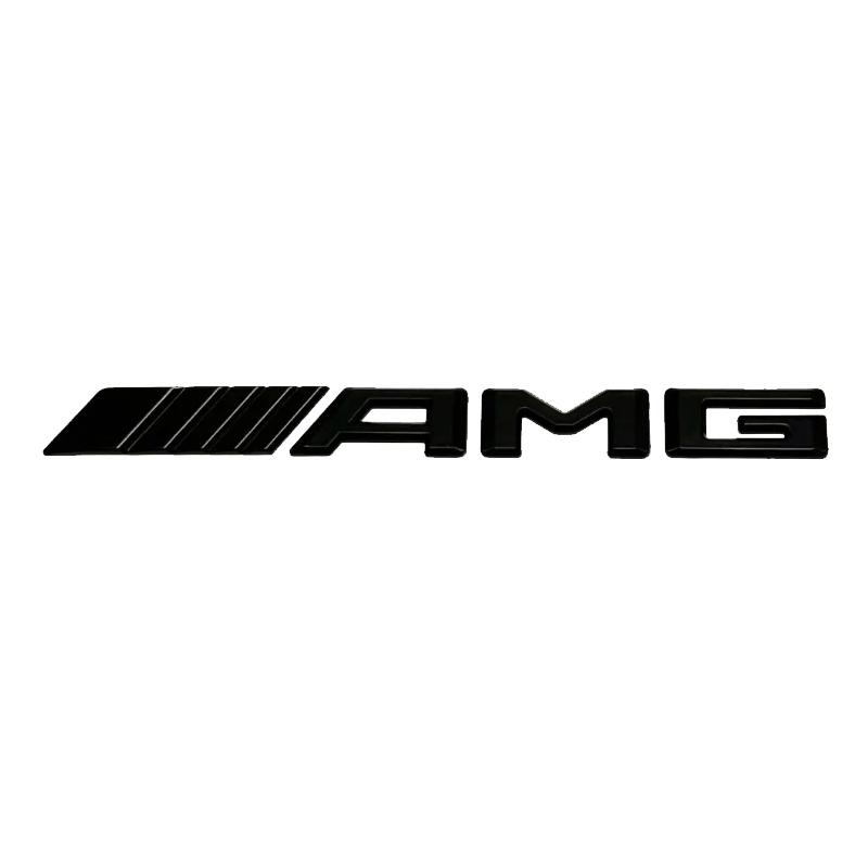 AAUX1 Letter Stickers Car Rear Trunk Emblem Fender Badge Front Grille Sticker For Mercedes Benz AMG GLE43 GLE400 GLE450 GLE53 GLE63S