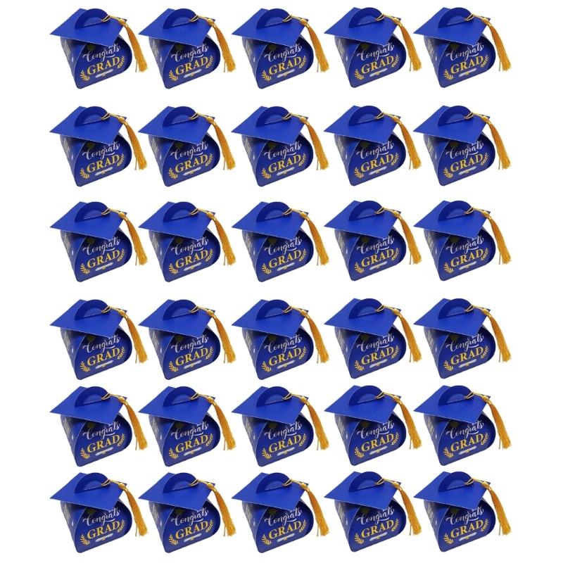 Unique Graduation Present Box Collection Stylish Color Treat Box Table Decoration For Awards And Souvenir