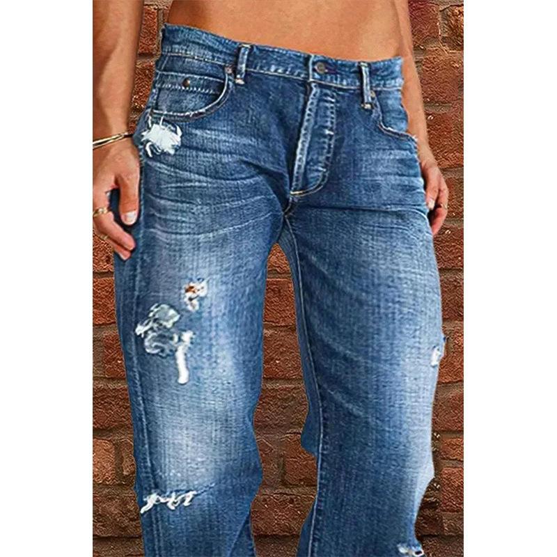 2026 New Women's Slim-Fit Flared Jeans Casual Versatile Long Pants