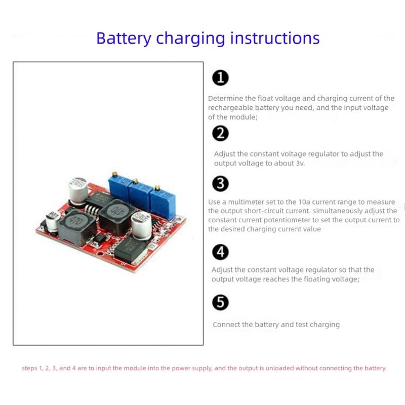Compactly Auto Adjustable Voltages Charging Module 80% Efficient Power Conversion LM2596 XL6019 Chip Travel Friendly