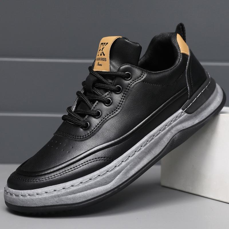 Trend versatile casual shoes fashionable breathable casual leather shoes men's cowhide men's new business leather shoes