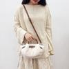 Women's Furry Handbag Retro Style Large-Capacity Fashionable Crossbody Bag Detachable Shoulder Strap Wing Shape Bag