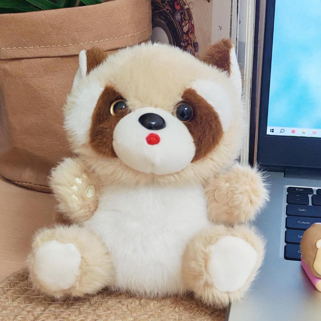 Bolsa de Pelúcia de Guaxinim Fofa Transfronteiriça Pingente de Chaveiro