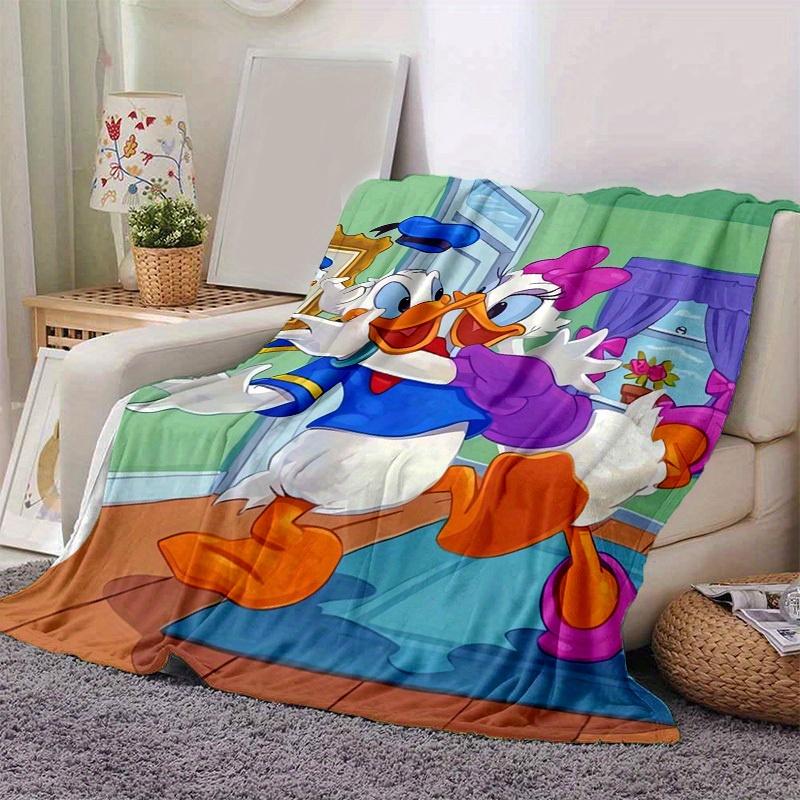 

1pc, Donald Duck & Daisy Duck Blanket Home Decor, Couch Throw, Outdoor Blanket, Gift for Friends, Flannel Blanket 80x120cm