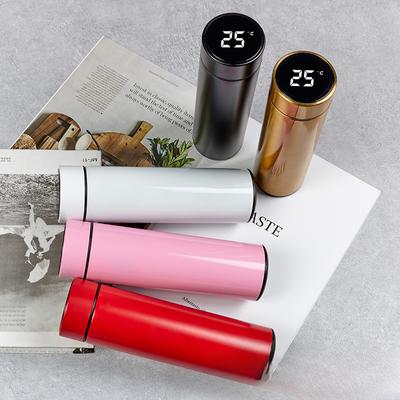 Stainless Steel Intelligent Vacuum Flask LED Touch Temperature Straight Cup Business Office Gift Cup