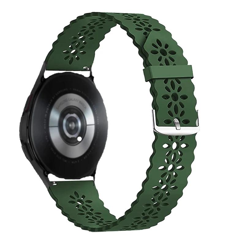 

Sport Lace band for samsung galaxy watch 4/5/5 pro/6 classic/Active 2 silicone 20mm 22mm strap women bracelet huawei gt 4-3-2-2e 22mm watch band