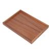 Bamboo Tea Serving Tray Multifunction Decorative Rectangle Bamboo Vanity Tray for Hotel Home Bathroom