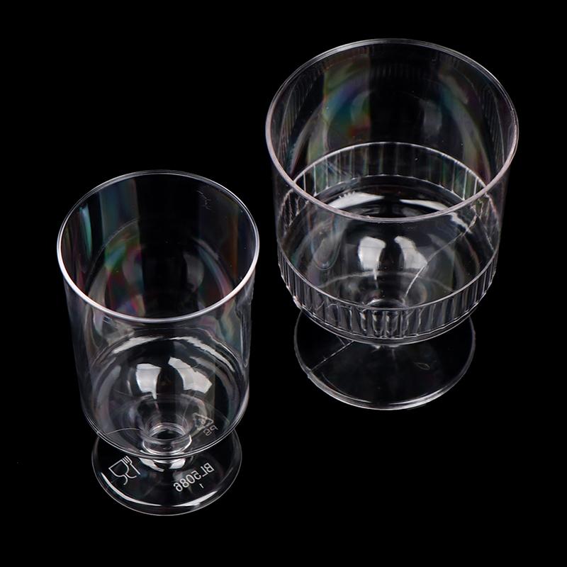 Mousse Tasse Pudding Tasse Gelee Tasse Hohe Glas Einweg Kunststoff Tasse Transparent