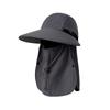 Wide Brim Fishing Hat Waterproof Full Face Coverage Hat Casual UV Protection Cap  Riding