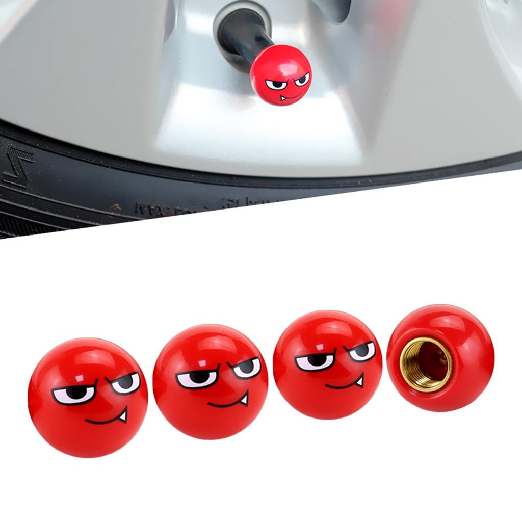 4PCS Bicycles Wheel Valve Cap Bicycles Cap Tire Valve Cover Tyre Valve Dust Cover Car Tire Bike Plugs Accessories