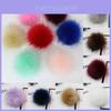 Luksusowe pompony z imitacji futra szopa pracza do eleganckich dzianinowych czapek beanie i akcesoriów