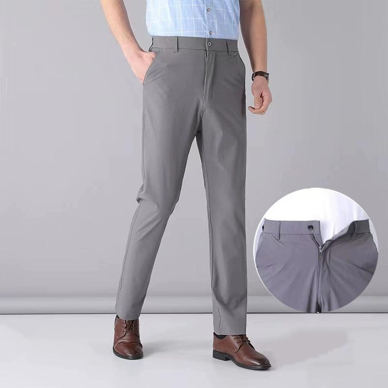

Men Solid Boutique Suits Pants Male Formal Wear Wedding Dress Trousers Quality Men British Style Business Casual Suit Pants M