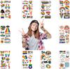 New Cartoon Rainbow Series Tattoo Stickers Can Waterproof Party Gift Funny Face Stickers