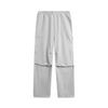 Li Ning Sports Fashion Series Casual Simple Solid Color Straight Leg Knitted Sports Pants Men Bottoms Light-Gray AKLV721-5